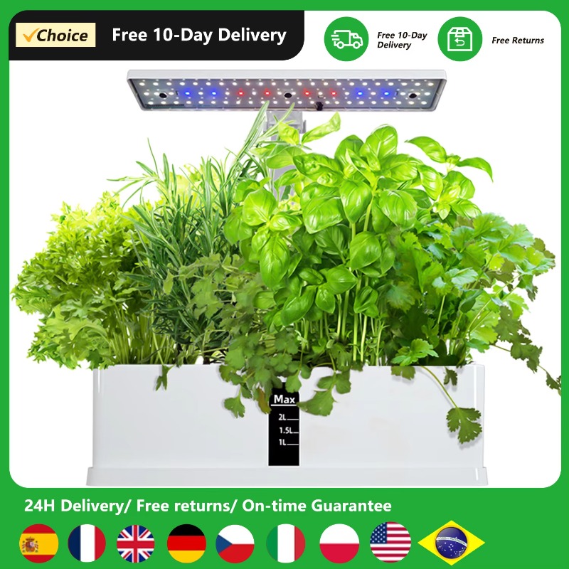 Grow Light Led - 9 Pods Smart Hydroponics Growing System
