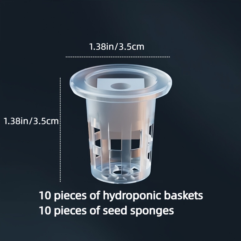 10pcs Hydroponic Seedling Bask - Seed Starter Tray ulasan dan harga