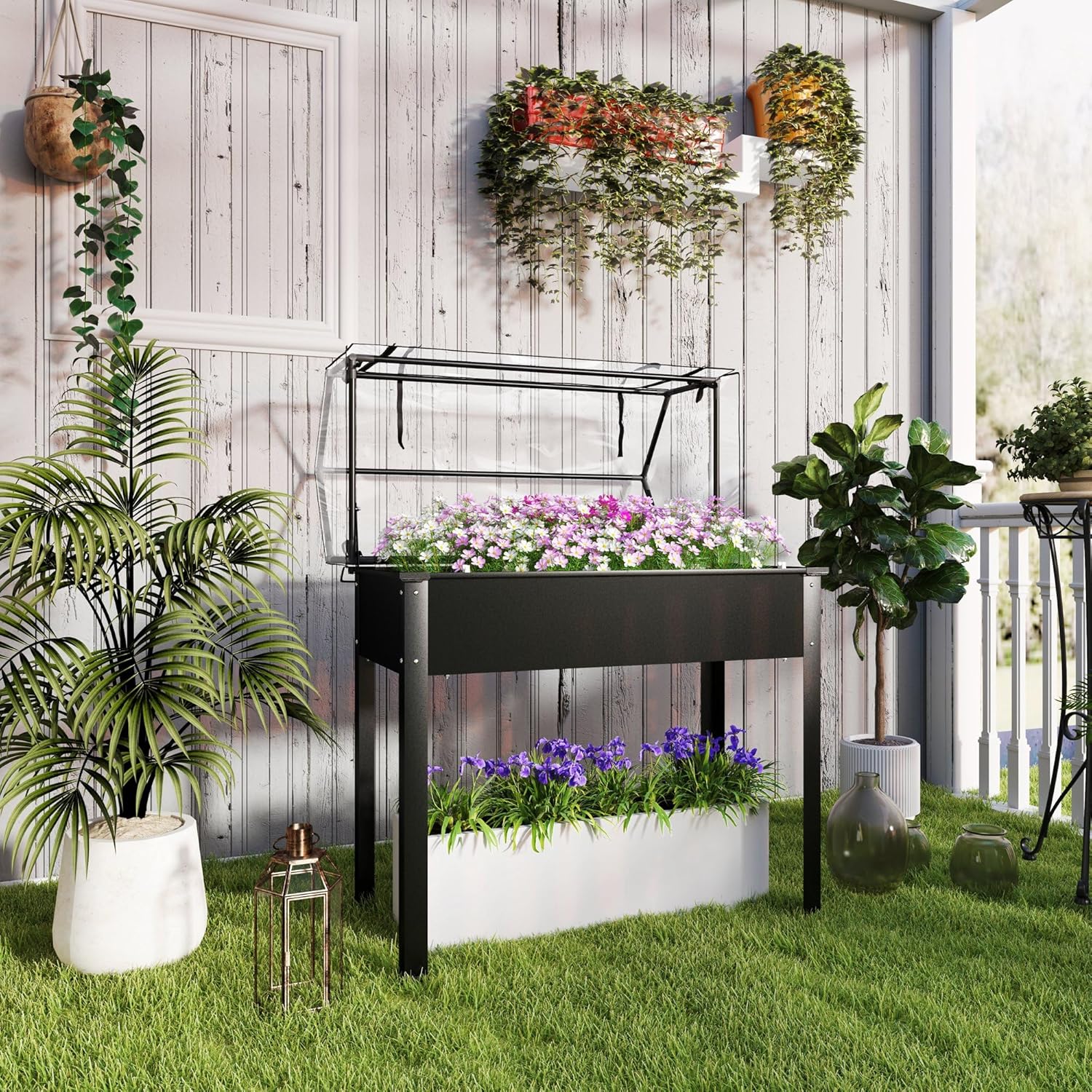 Outdoor Use - Black Raised Gar - Raised Garden Bed ulasan dan harga