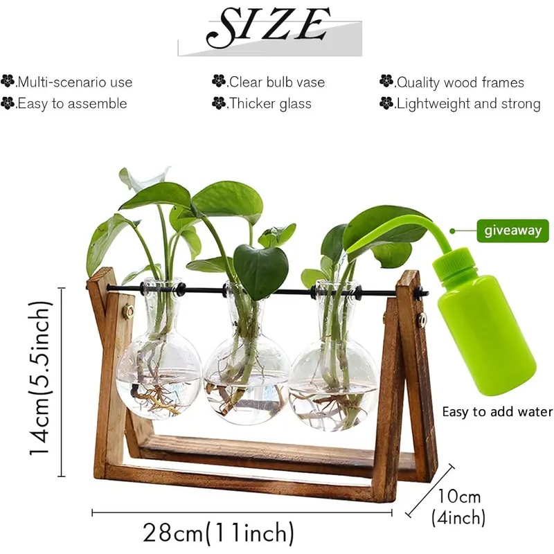Wooden Stand Hydroponic Plant  - Hydroponic Kit ulasan dan harga