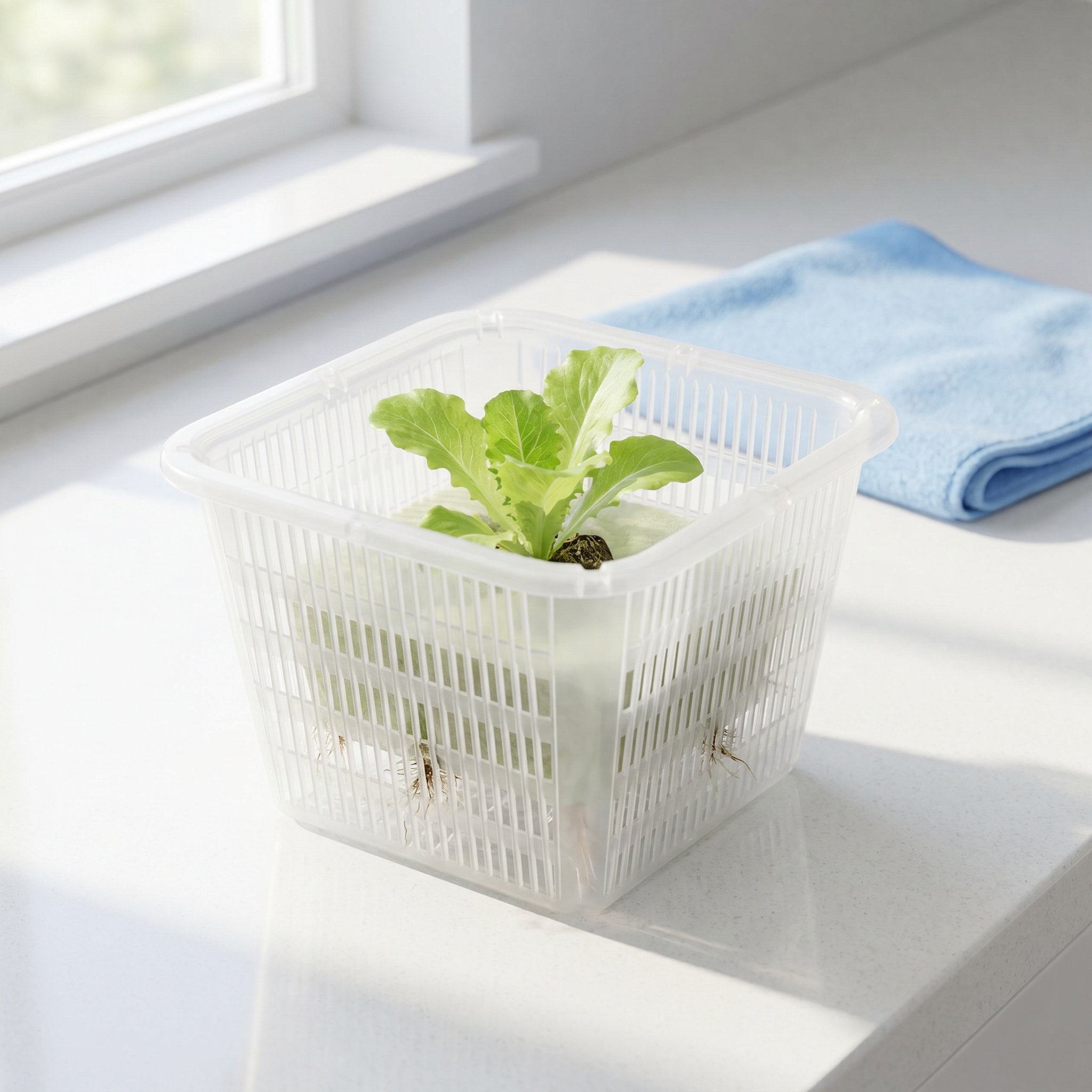 6Pcs Square Mesh Hydroponic Pl - Plant Pot ulasan dan harga