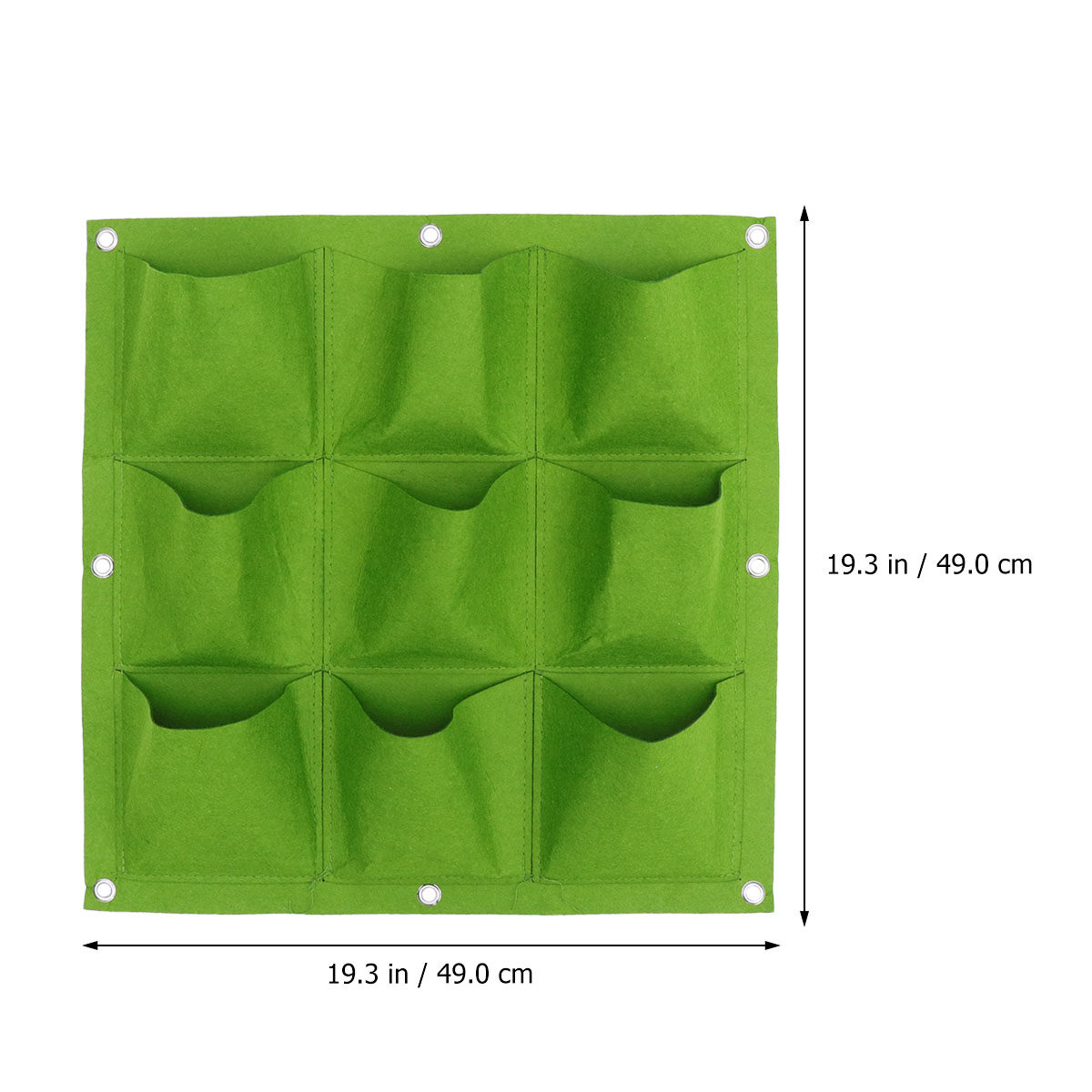 9-Pocket Wall Hanging Plant Ba - Indoor Herb Garden ulasan dan harga