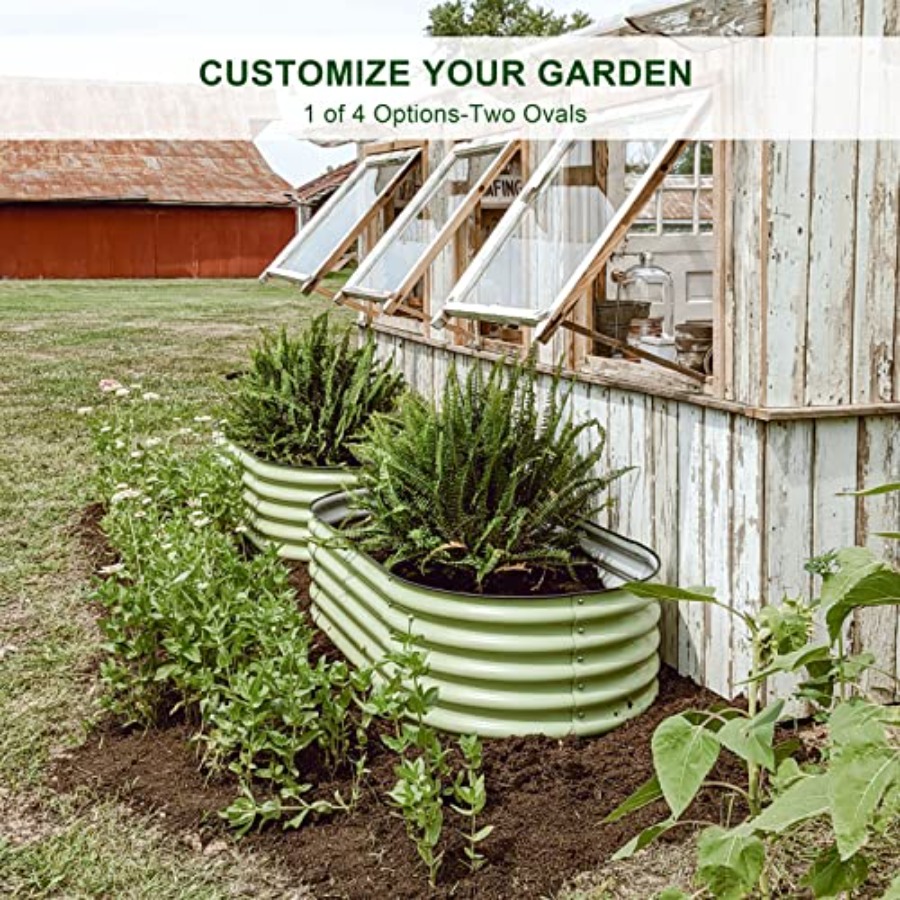 Outdoor modular galvanized ste - Raised Garden Bed ulasan dan harga