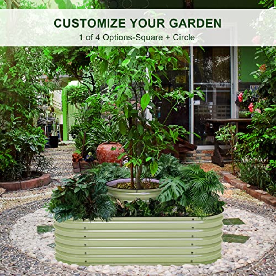 Outdoor modular galvanized ste - Raised Garden Bed ulasan dan harga