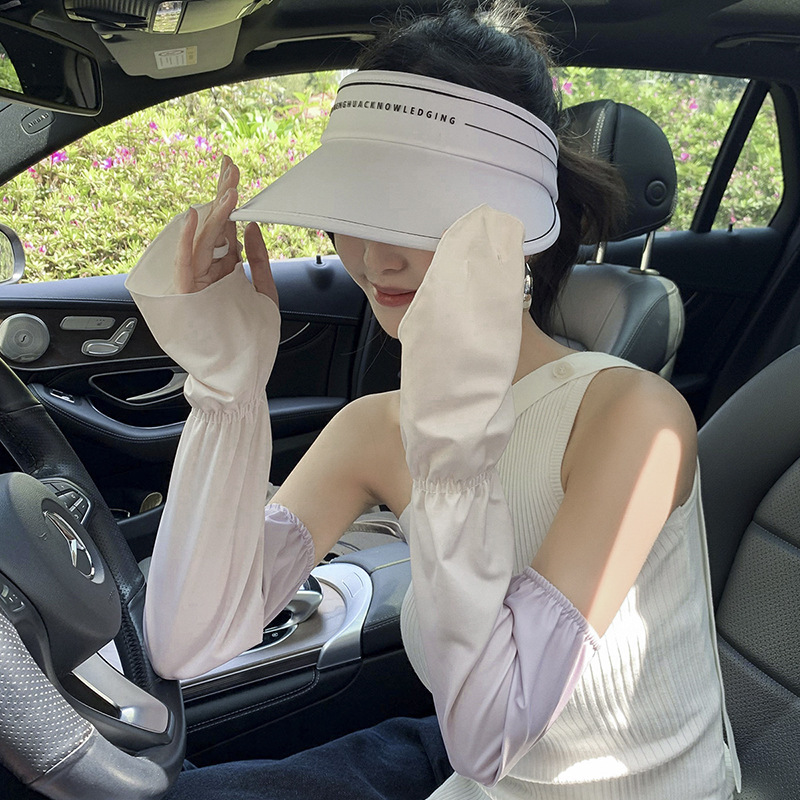 Driving Fingerless Sun Sleeves - Garden Gloves ulasan dan harga