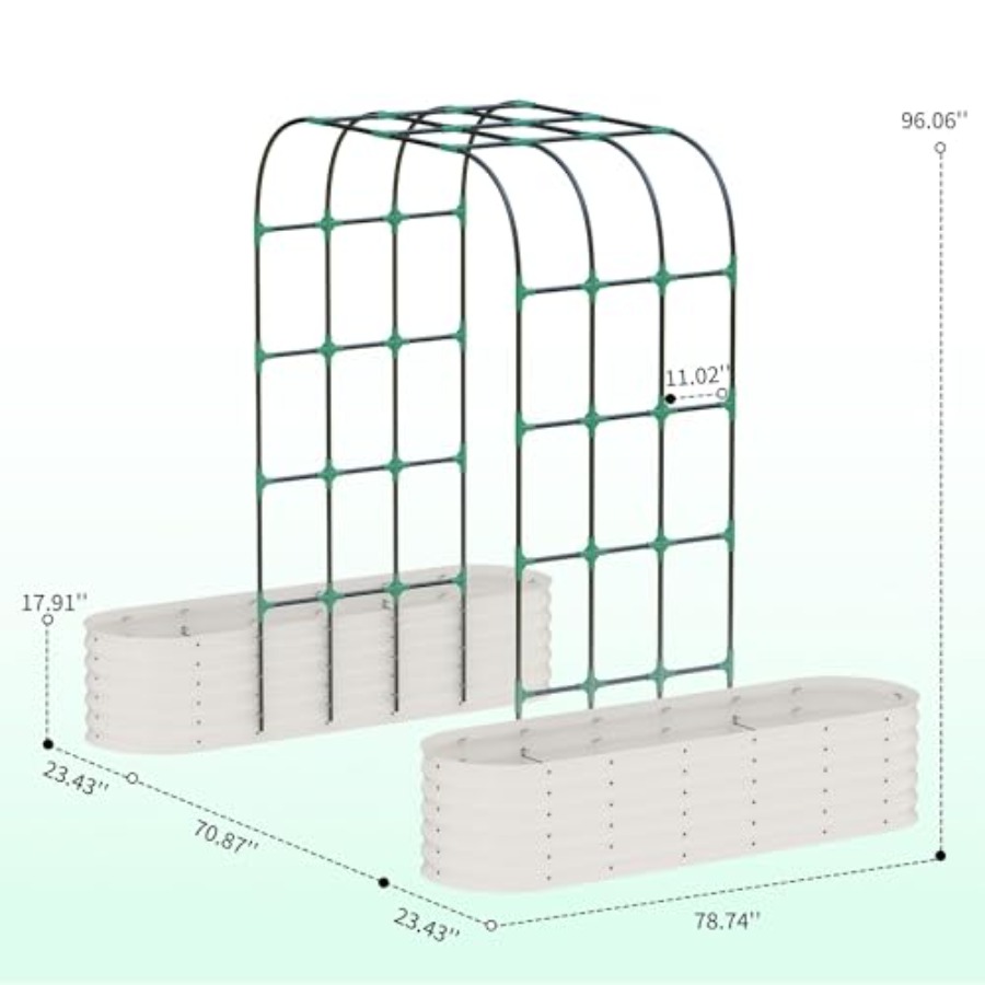 Galvanized Raised Garden Bed w - Raised Garden Bed ulasan dan harga