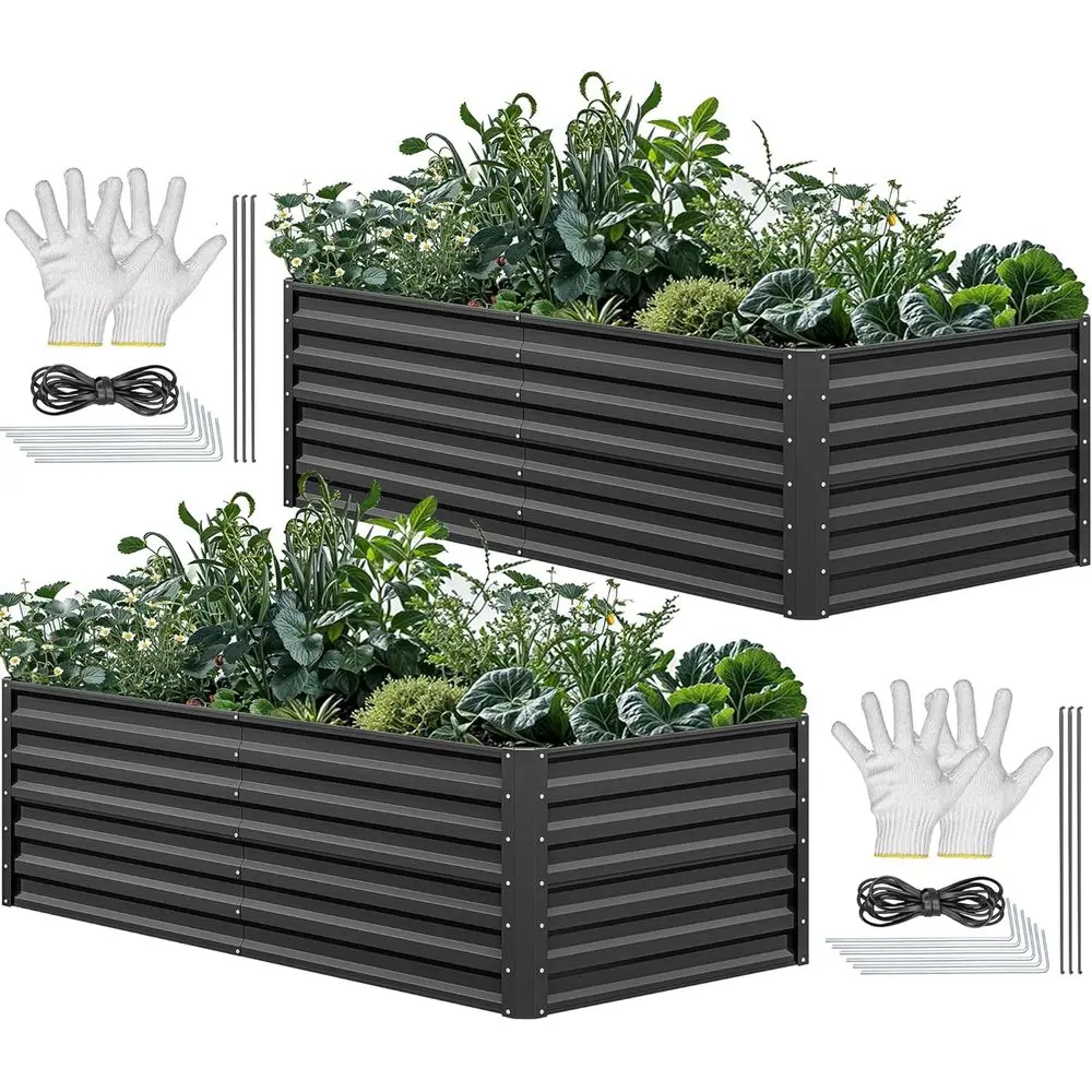 6x3x2ft Large Galvanized Metal - Garden Gloves ulasan dan harga