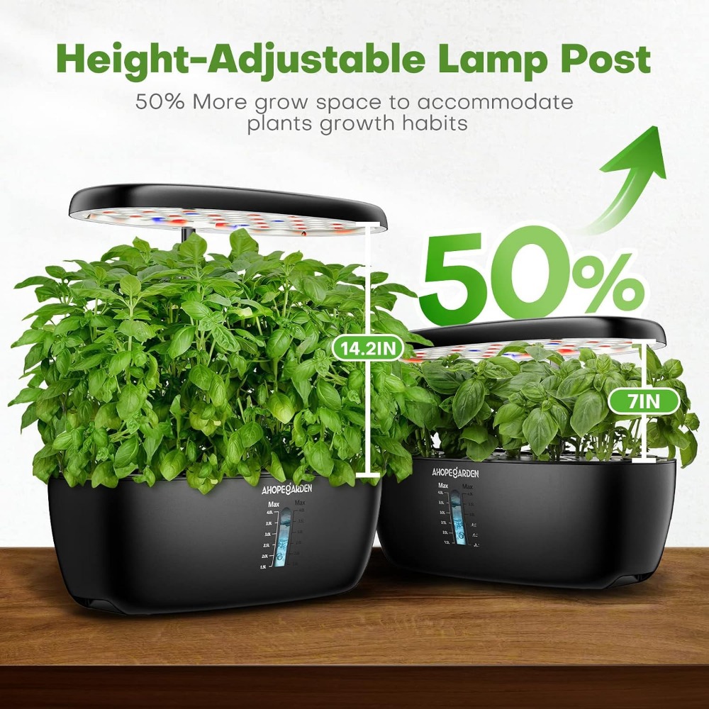 12 Pod Hydroponic Garden with  - Indoor Herb Garden ulasan dan harga