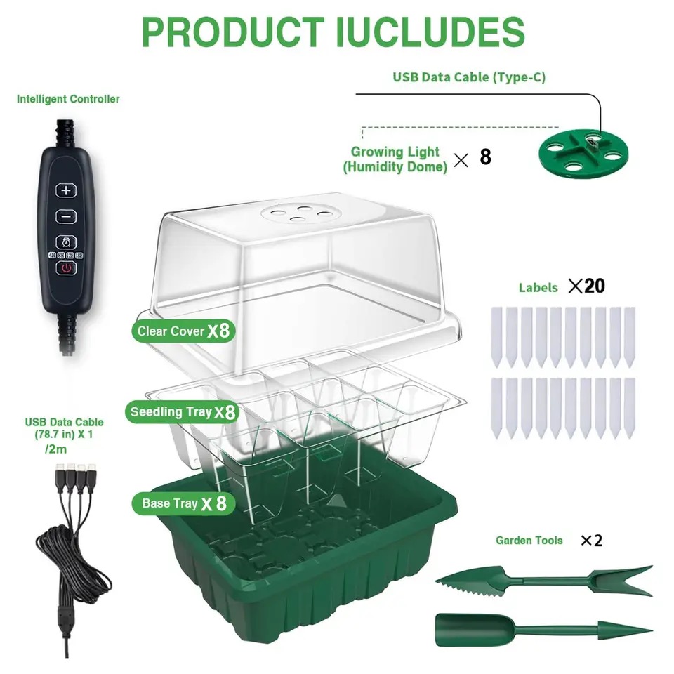 KEBINCPLED Full Spectrum USB 5 - Seed Starter Tray ulasan dan harga