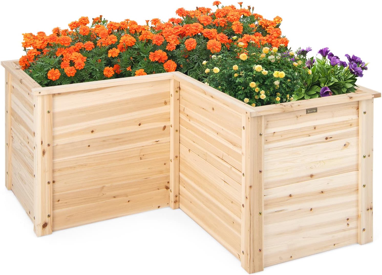 Outdoor Solid Wood Raised Gard - Raised Garden Bed ulasan dan harga
