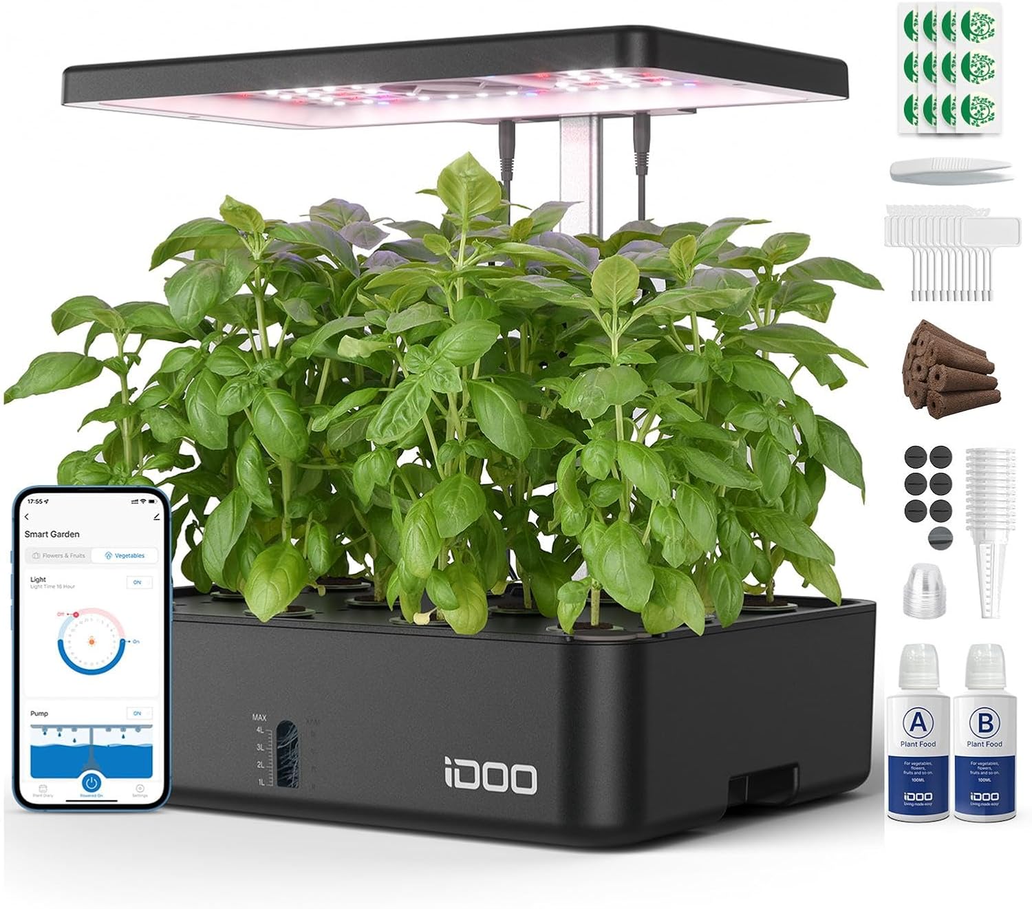 12 Pods WiFi Hydroponics Growi - Indoor Herb Garden ulasan dan harga