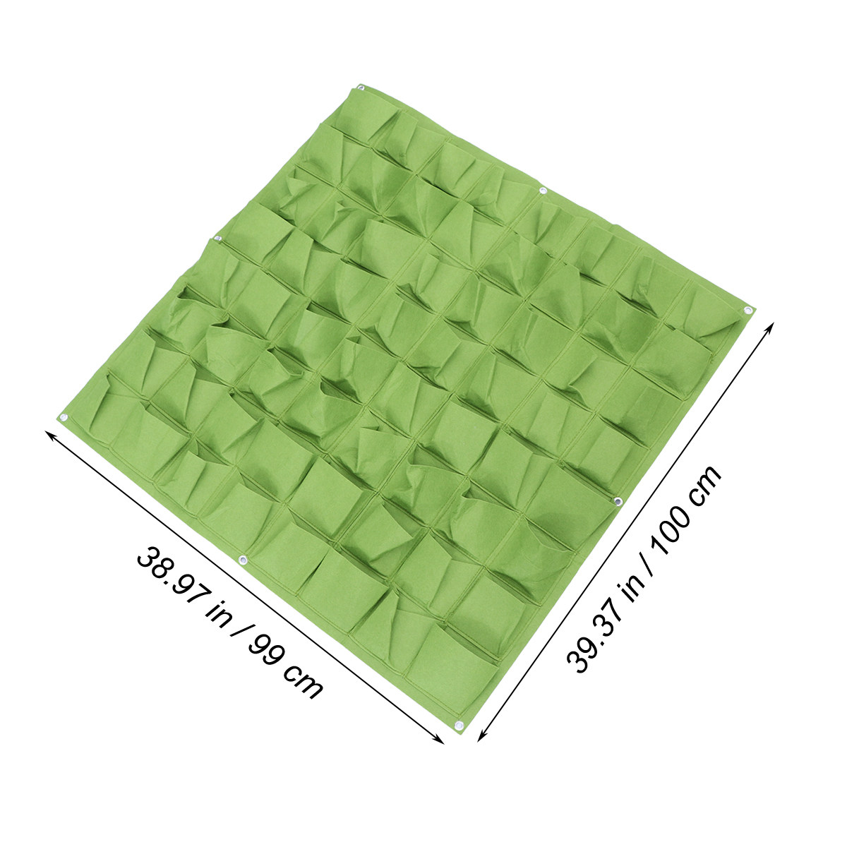 64-Pocket Wall Mounted Plantin - Grow Bag ulasan dan harga