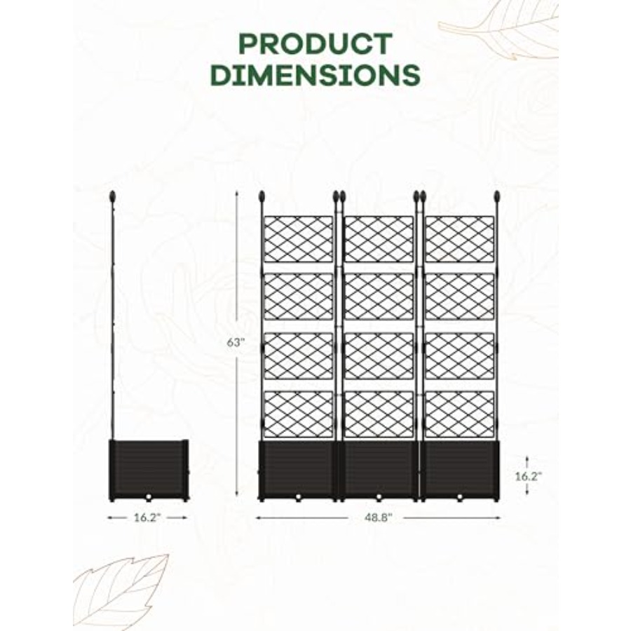 3PCS Modular Raised Garden Bed - Raised Garden Bed ulasan dan harga