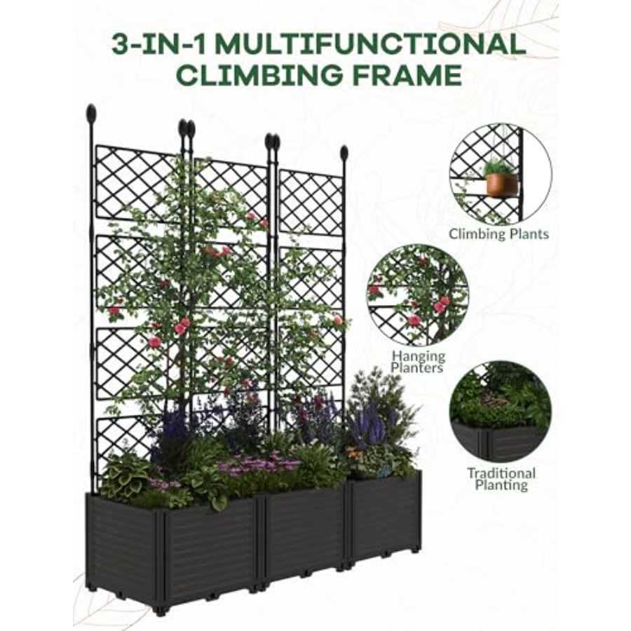 3PCS Modular Raised Garden Bed - Raised Garden Bed ulasan dan harga