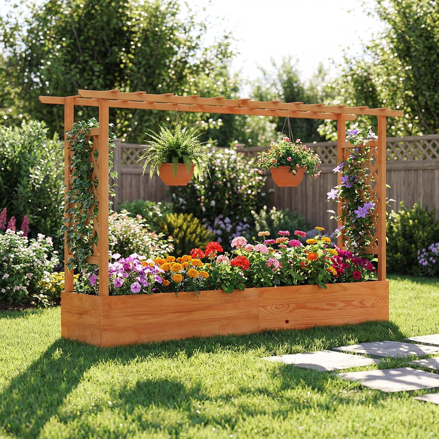 Outdoor Patio Raised Garden Be - Raised Garden Bed ulasan dan harga