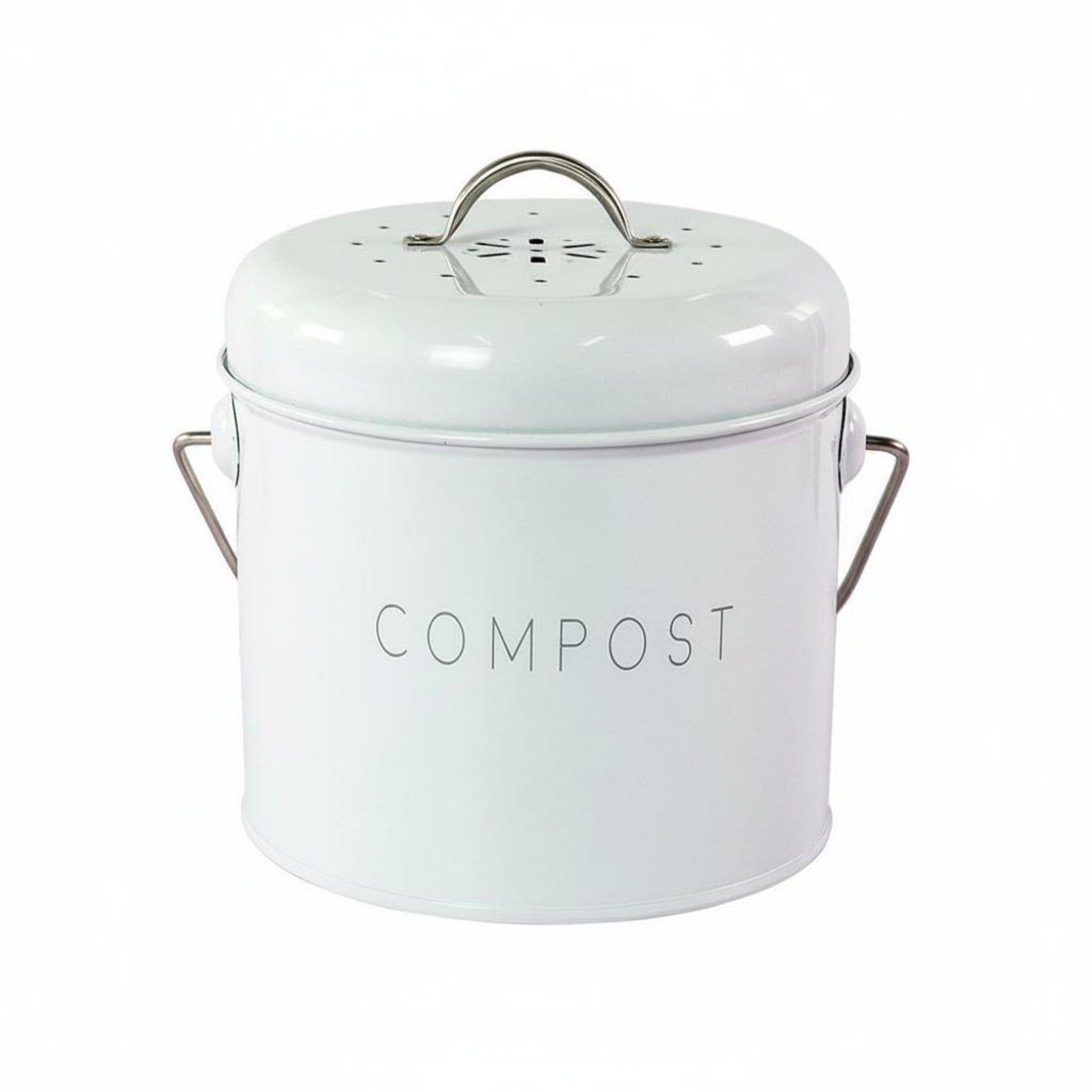 Desktop Trash Can for Kitchen  - Compost Bin ulasan dan harga